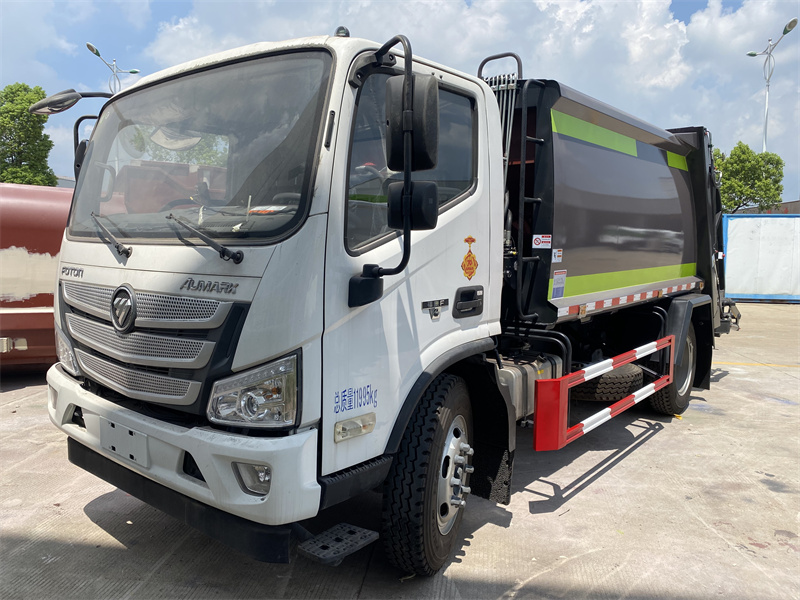 高端壓縮垃圾車福田歐馬可9方壓縮垃圾車