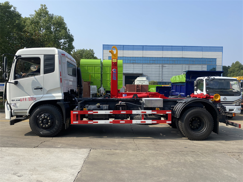 國六 新款東風(fēng)天錦可卸式垃圾車