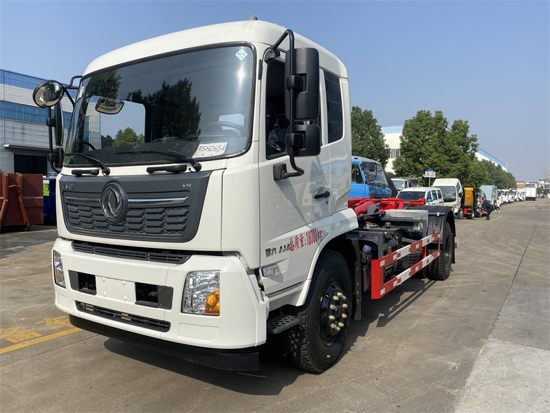 國六 新款東風(fēng)天錦可卸式垃圾車